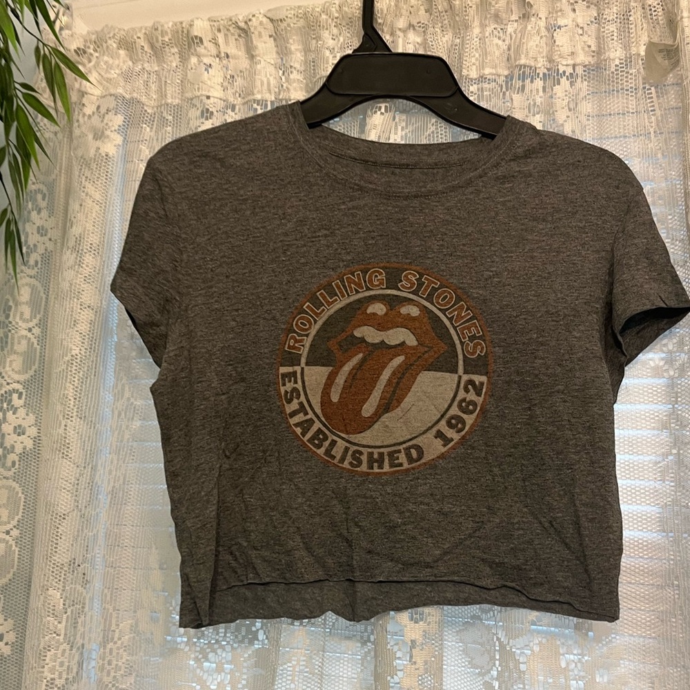 Rolling Stones Cropped Tee